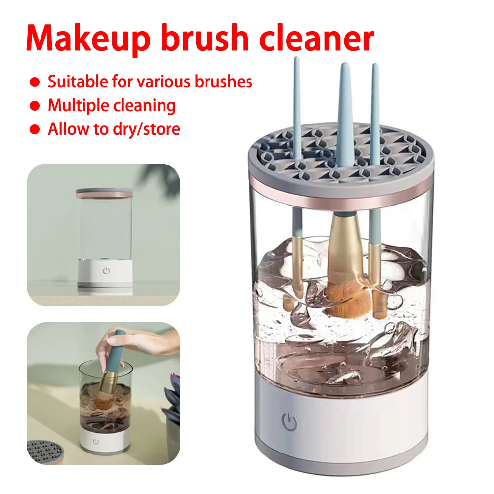 Elektrischer Make-up-Pinselreiniger mit USB – Automatische Tiefenreinigung für Kosmetikpinsel