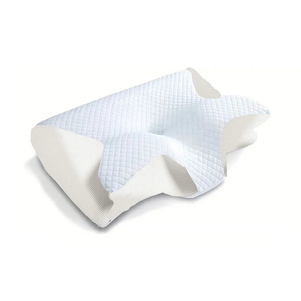 Orthopädisches Memory-Schaum-Nackenkissen | Ergonomisches 2-in-1 Kissen gegen Nackenschmerzen & für erholsamen Schlaf