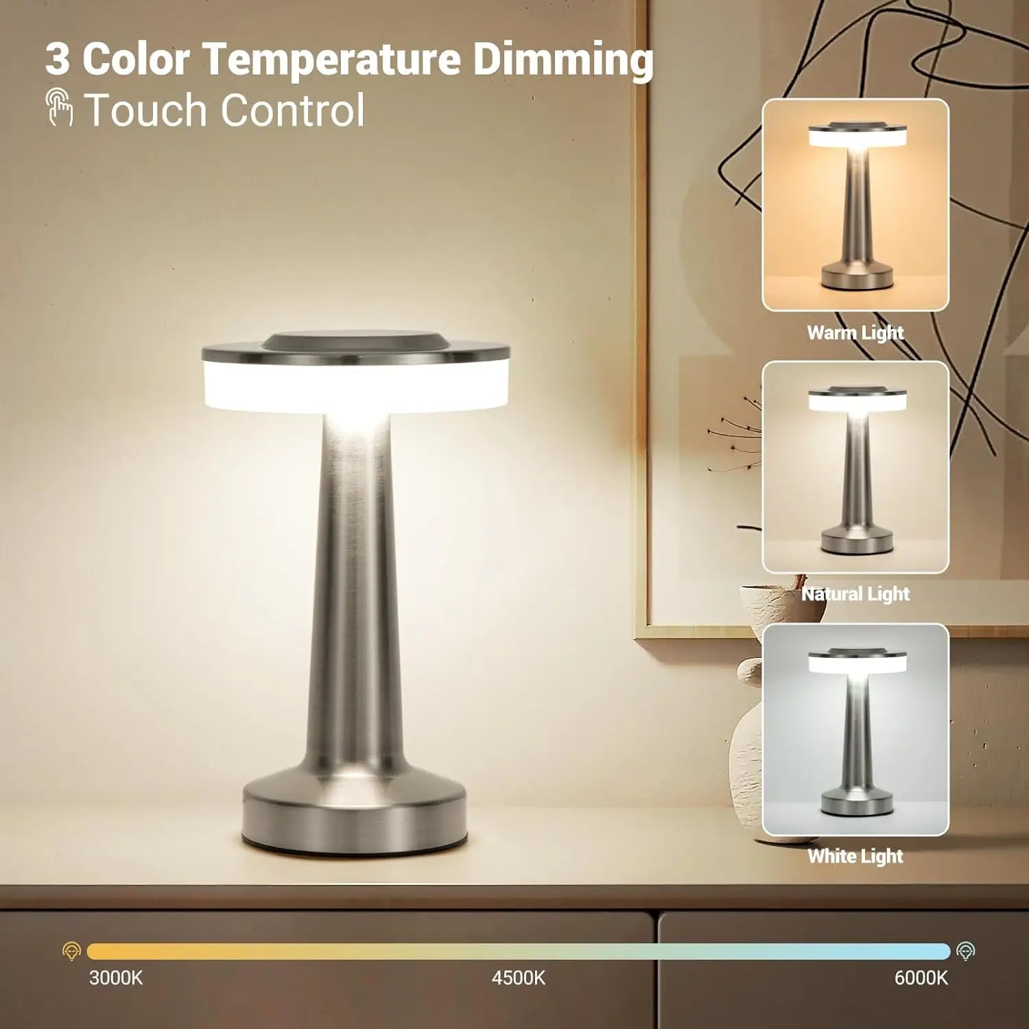 GlowEase™ – Die stilvolle Touch-LED-Lampe für dein Zuhause