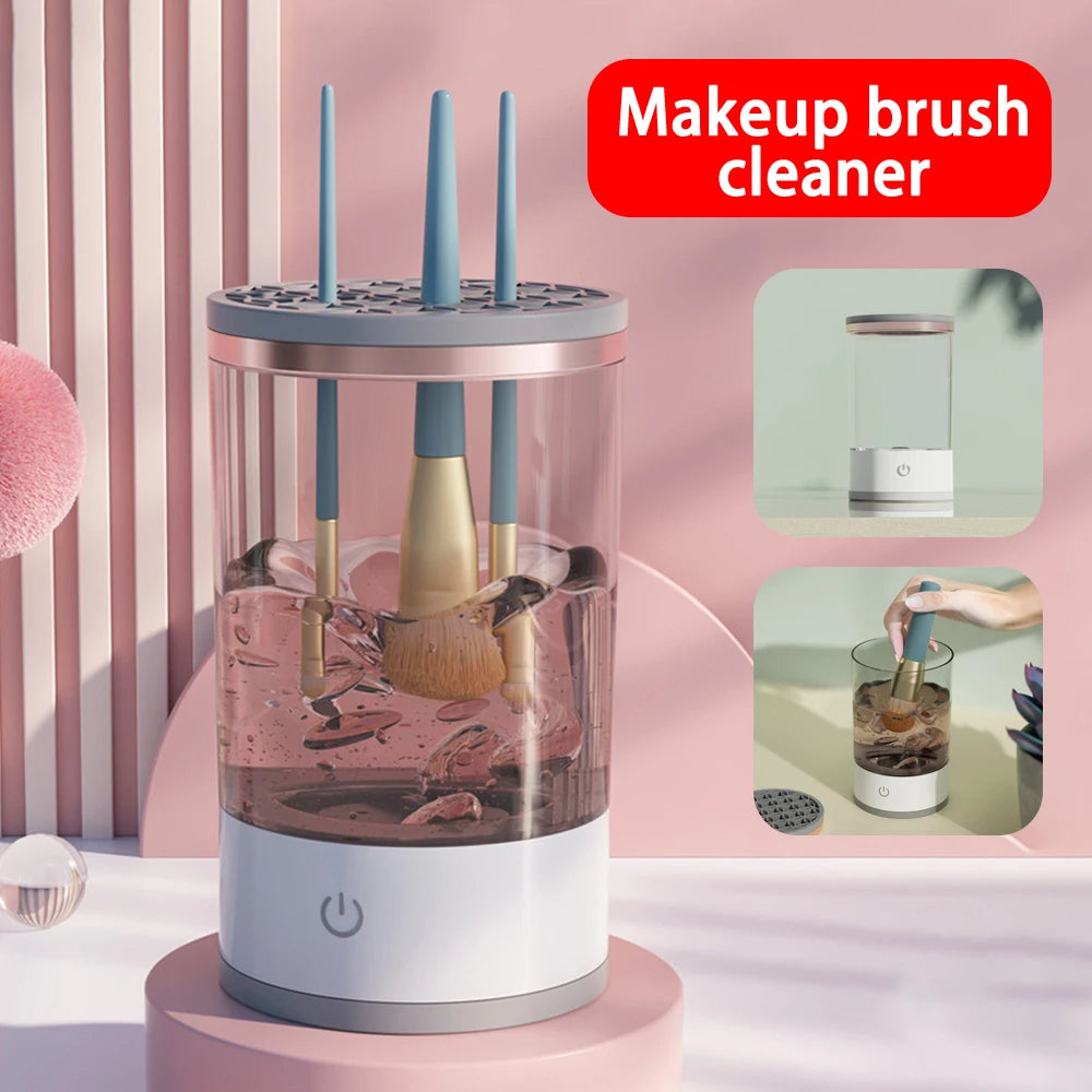 Elektrischer Make-up-Pinselreiniger mit USB – Automatische Tiefenreinigung für Kosmetikpinsel