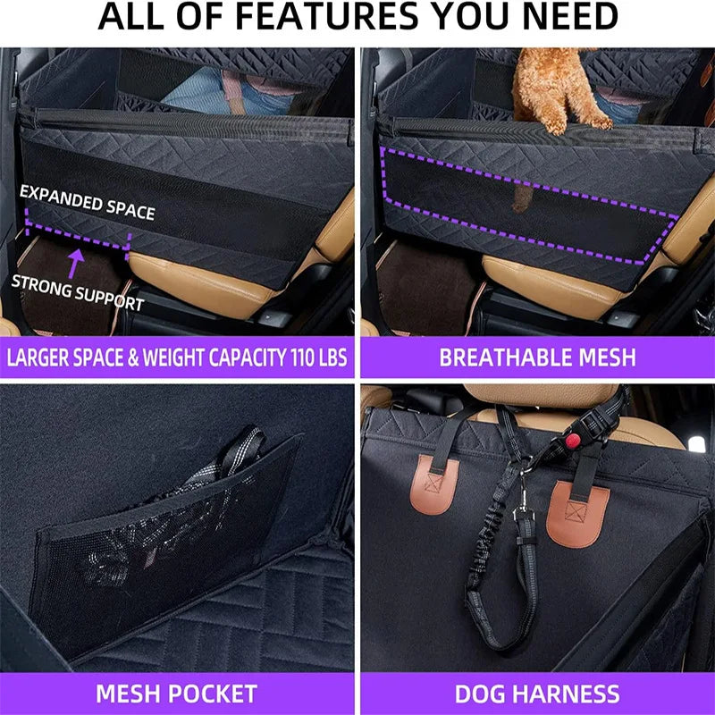 PetCar™ – Auto-Sitzabdeckung & Tragetasche für Hunde & Katzen