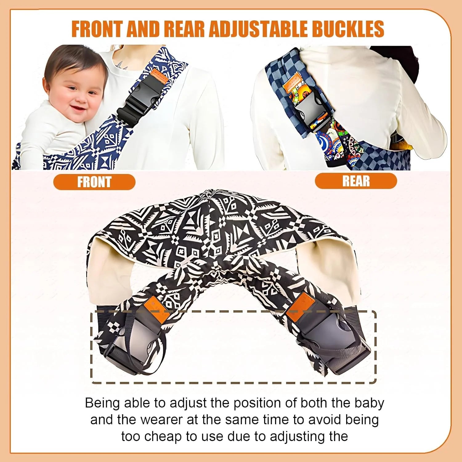 SnugCarry™ Tragbare Babytrage – Multifunktionaler Sling für Kleinkinder