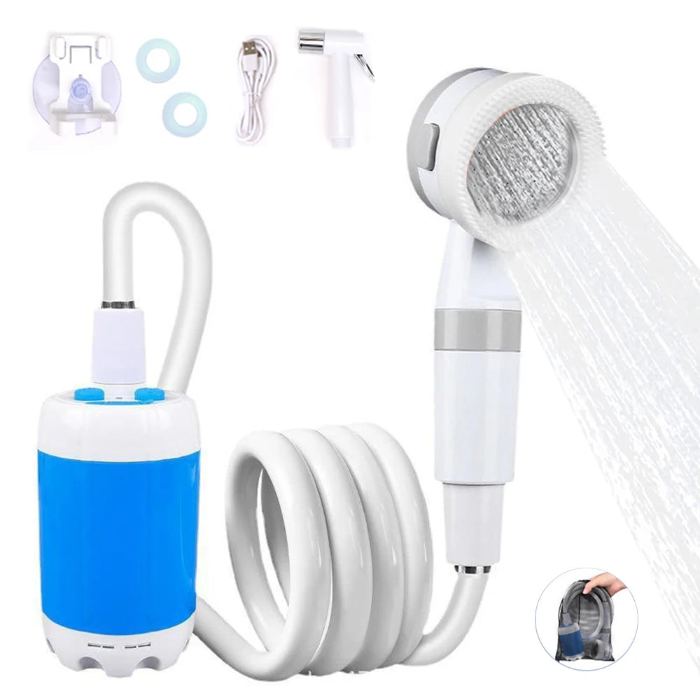 CampFlow™ – Die Perfekte tragbare Dusche für Outdoor-Abenteuer
