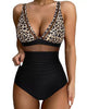 Figurformender Badeanzug mit Mesh & Blumenprint – Push-Up Monokini für Damen