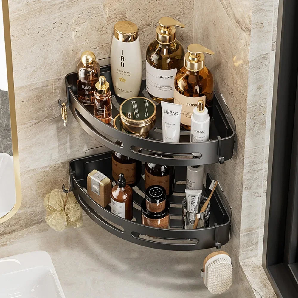 ShowerMate™ - Selbstklebendes Eckregal
