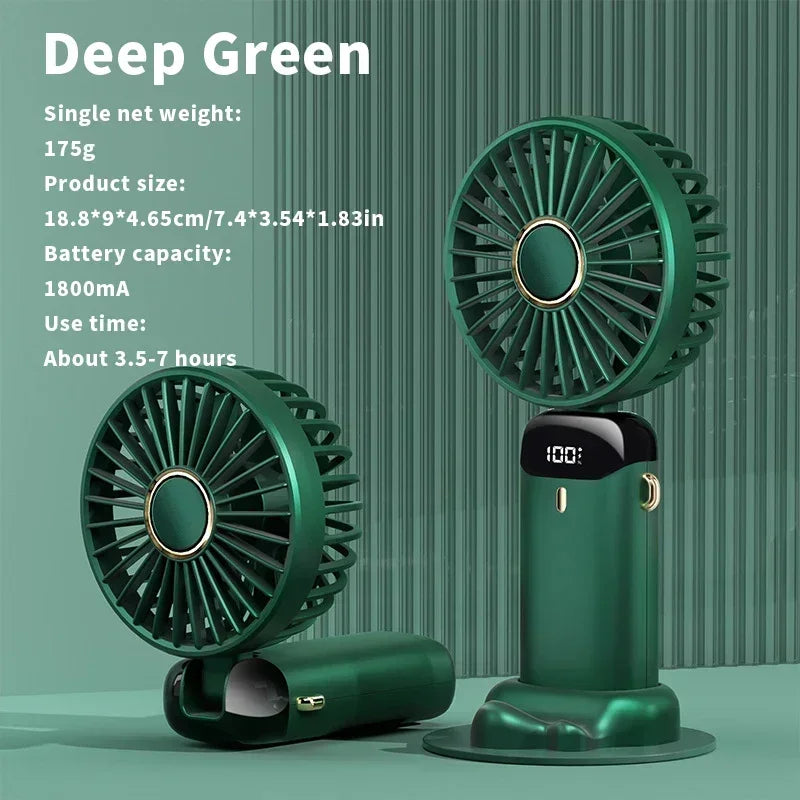 CoolBreeze™ – Leistungsstarker Mini-Ventilator mit intelligentem LED-Display