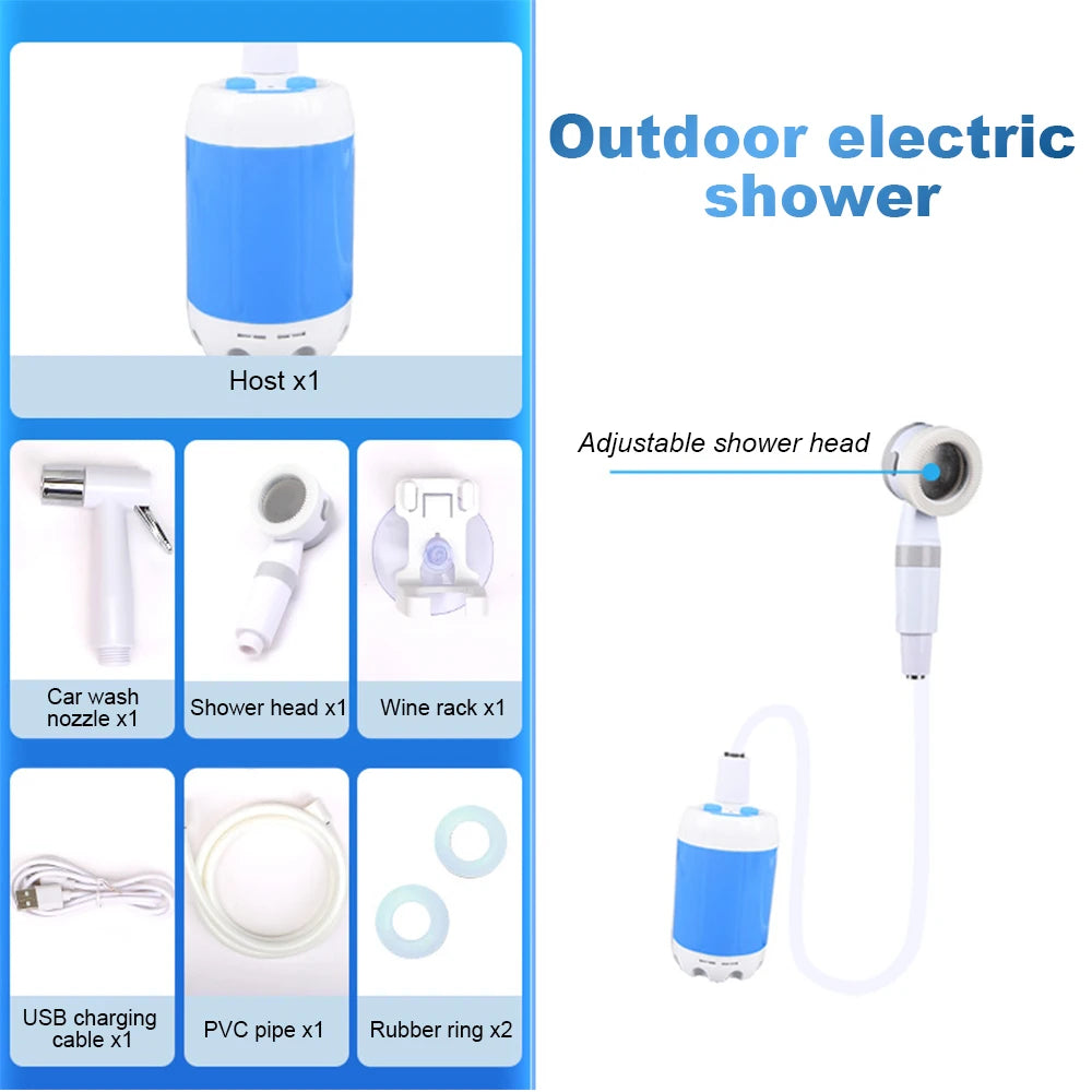 CampFlow™ – Die Perfekte tragbare Dusche für Outdoor-Abenteuer