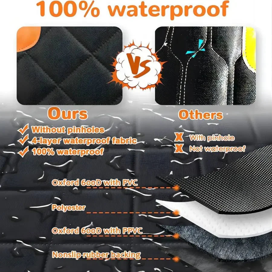 PawRide™ Rücksitz-Hundeschutz & Hängematte – 100 % wasserdicht