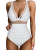Figurformender Badeanzug mit Mesh & Blumenprint – Push-Up Monokini für Damen