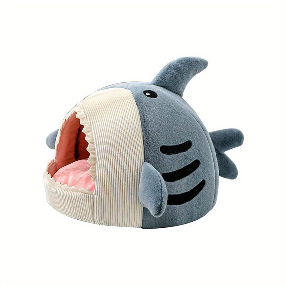 Shark Shape Pet Bed – Das perfekte Versteck für dein Haustier!