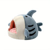Shark Shape Pet Bed – Das perfekte Versteck für dein Haustier!