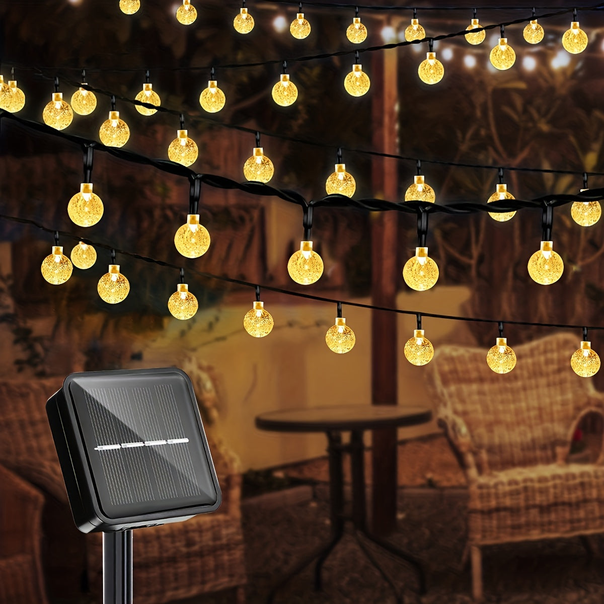 Solarenergie-Feenlichter mit 8 Modi