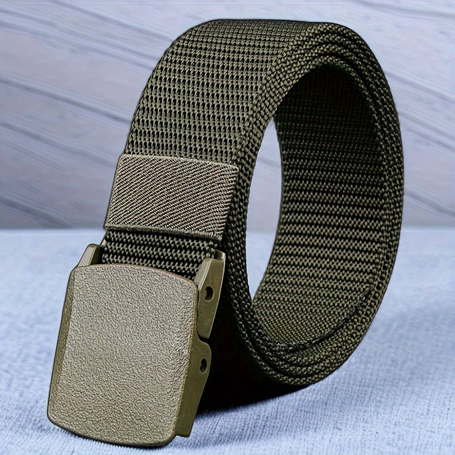 Flexibler Taktischer Canvas-Gürtel – Unisex, Leicht & Strapazierfähig für Jeden Anlass!