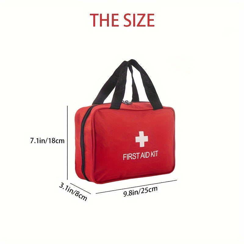 184-teiliger Erste-Hilfe-Kit – Tragbare & Multifunktionale Notfalltasche für Outdoor, Camping & Zuhause | Umfassende Medizinische Versorgung mit 30 Arten von Zubehör