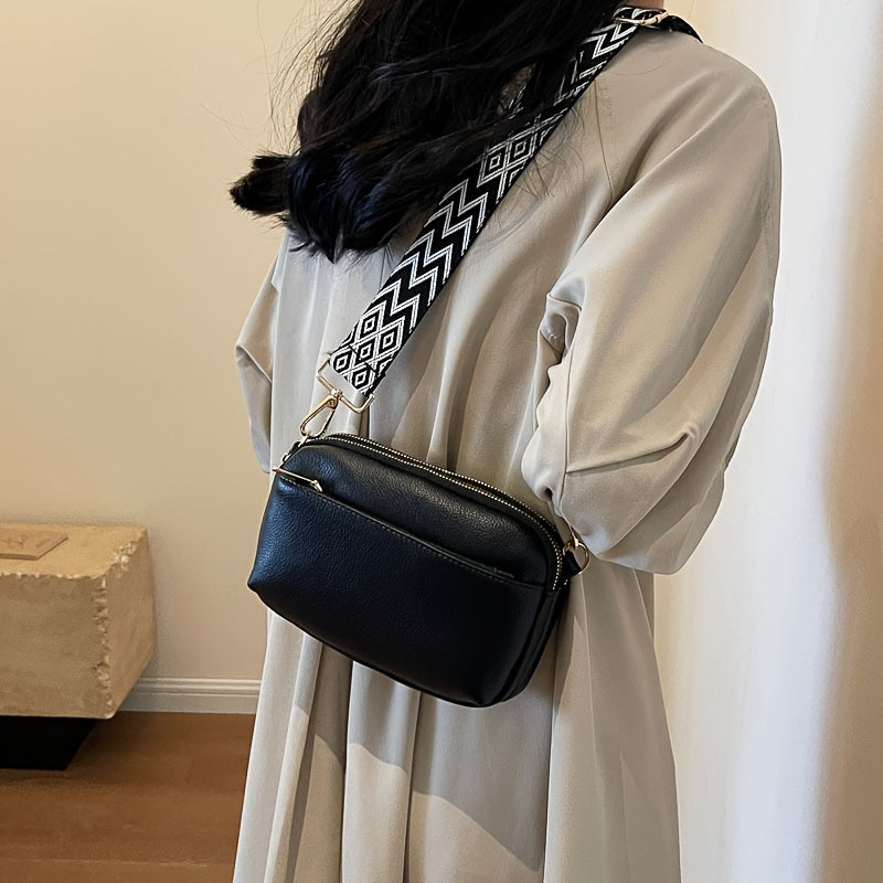 40% RABATT | Stilvoll & Praktisch – Mini Crossbody Tasche mit Breitem Gurt!