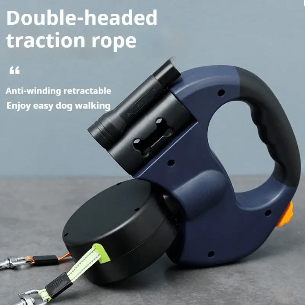 WalkEase™ DuoFlex – Die ultimative Anti-Verhedderungs-Leine für mehrere Hunde