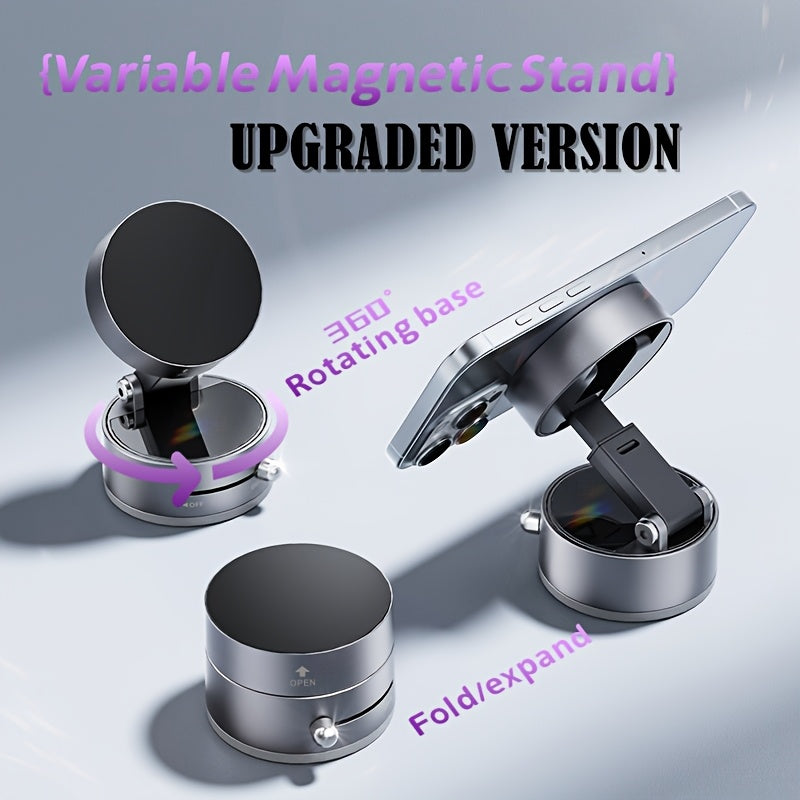 50% RABATT | MagniGrip™ – Magnetische 360° Smartphone-Halterung mit Doppel-Saugkraft
