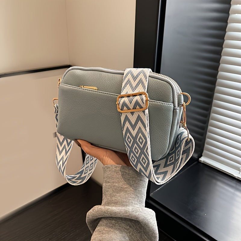 40% RABATT | Stilvoll & Praktisch – Mini Crossbody Tasche mit Breitem Gurt!