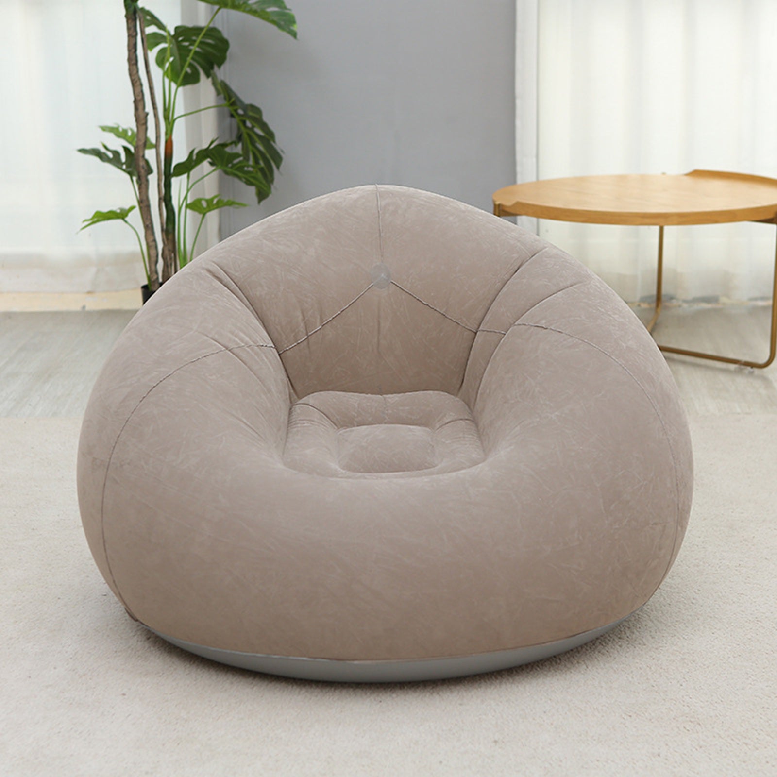 Moderne Graue Aufblasbare Sitzsack-Stuhl