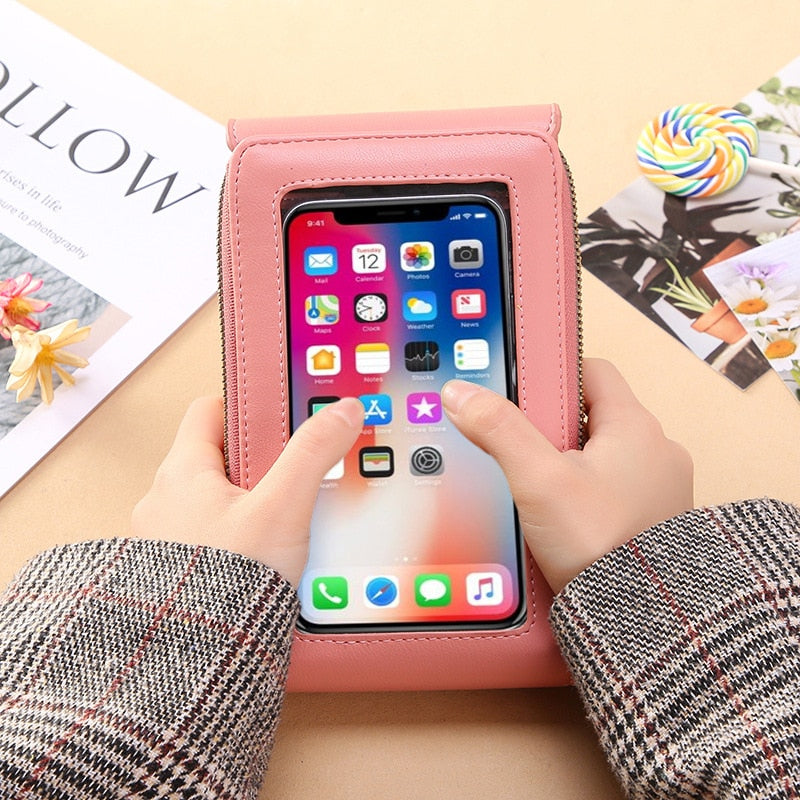 TouchSafe™ – Die mobile Telefontasche mit Touchscreen für den perfekten Schutz