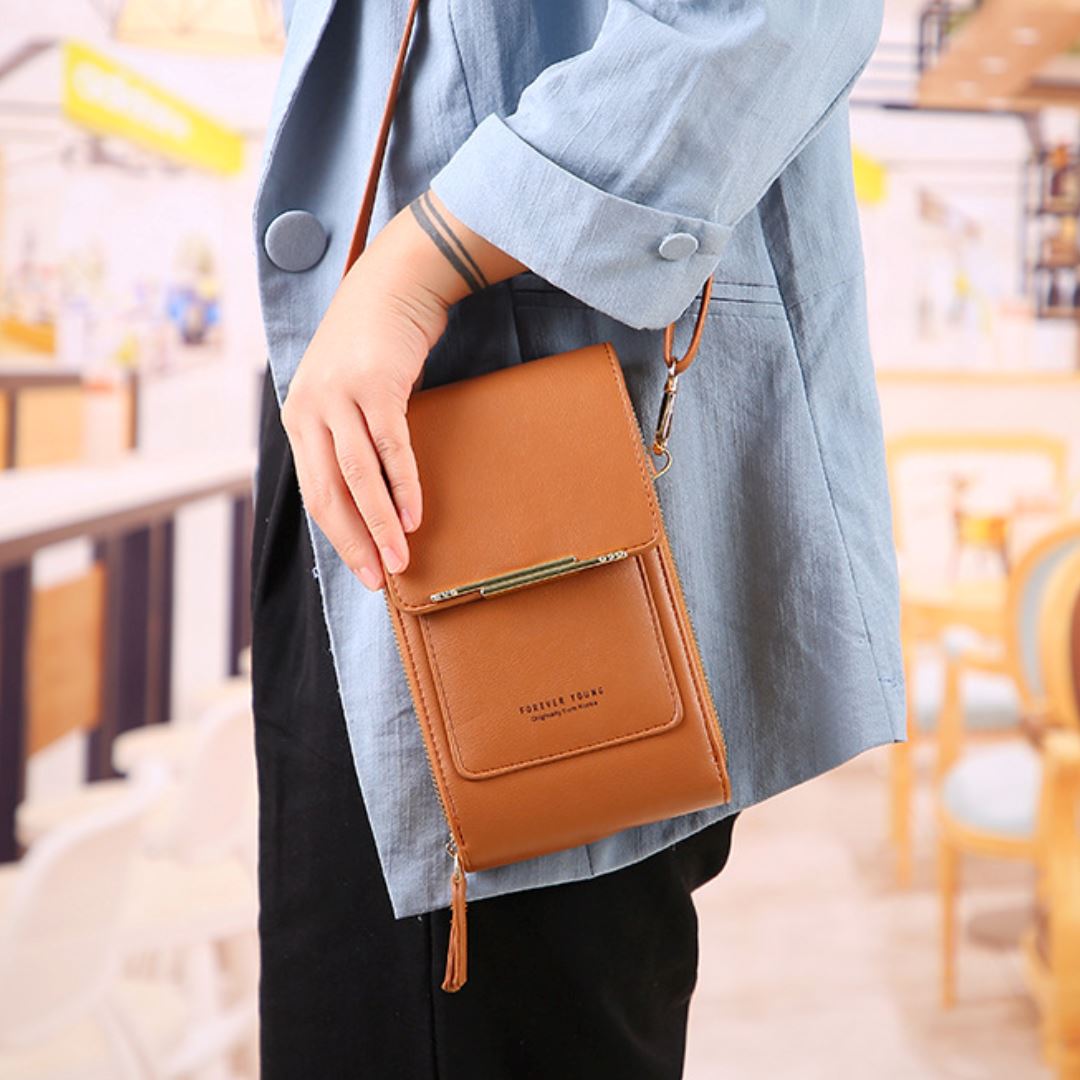 TouchSafe™ – Die mobile Telefontasche mit Touchscreen für den perfekten Schutz