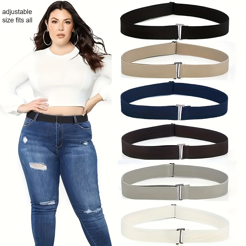 Minimalistischer Elastischer Gürtel für Damen – Komfortabel & Stilvoll in Verschiedenen Farben