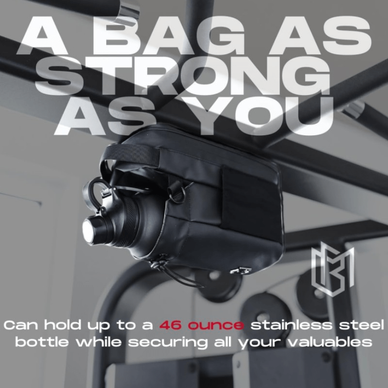 MagFit Pro™ – Magnetische Sporttasche mit Flaschenhalter | Robuste Nylon Gym Bag für Fitness, Yoga & Training