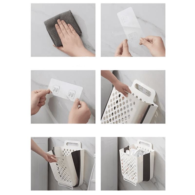 SpaceSaver LaundryPro™ – Platzsparender Wäsche-Organizer & Wäschekorb für Waschküche, Bad & Haushalt
