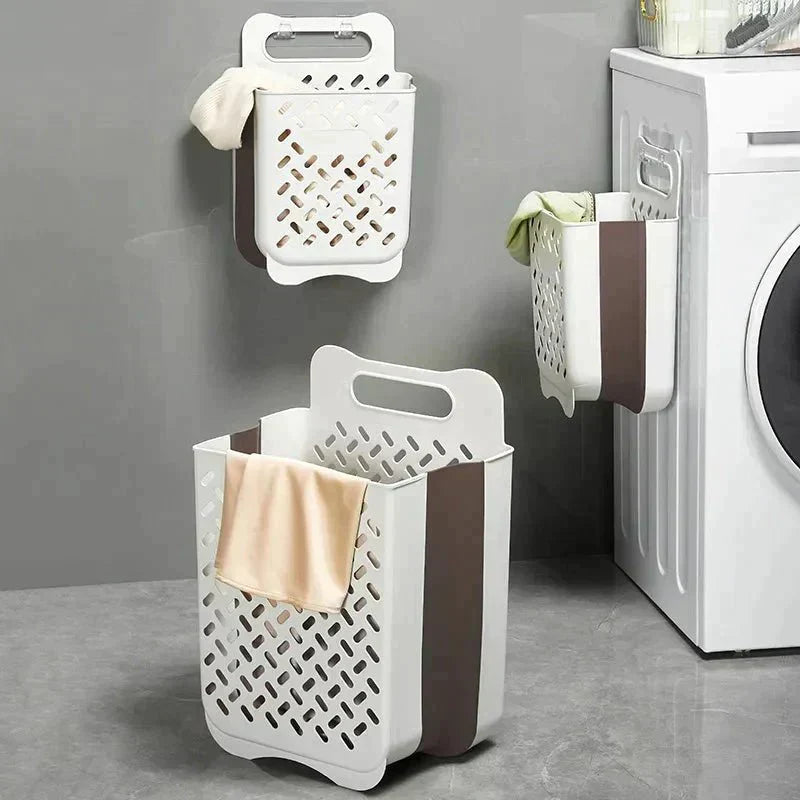 SpaceSaver LaundryPro™ – Platzsparender Wäsche-Organizer & Wäschekorb für Waschküche, Bad & Haushalt