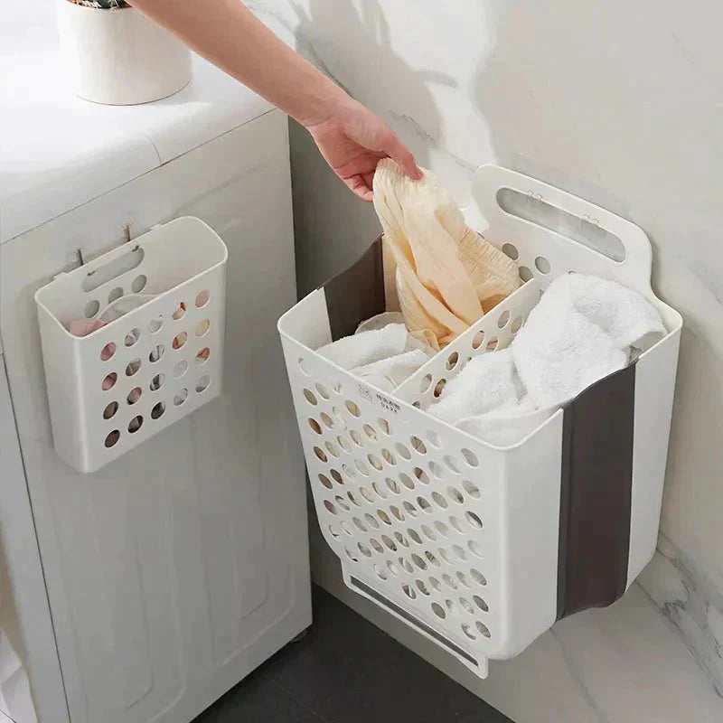 SpaceSaver LaundryPro™ – Platzsparender Wäsche-Organizer & Wäschekorb für Waschküche, Bad & Haushalt