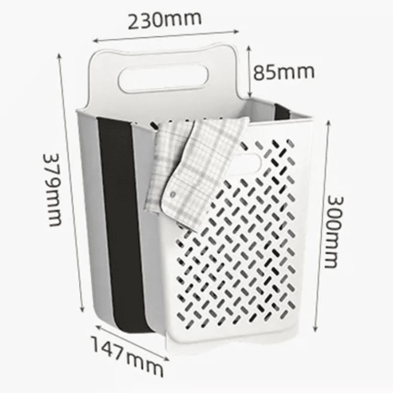 SpaceSaver LaundryPro™ – Platzsparender Wäsche-Organizer & Wäschekorb für Waschküche, Bad & Haushalt