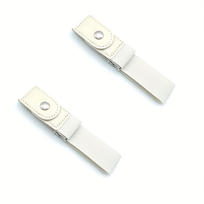 2 stks Elastischer Gürtel ohne Schnalle – Bequemer, verstellbarer Gürtel für perfekten Sitz