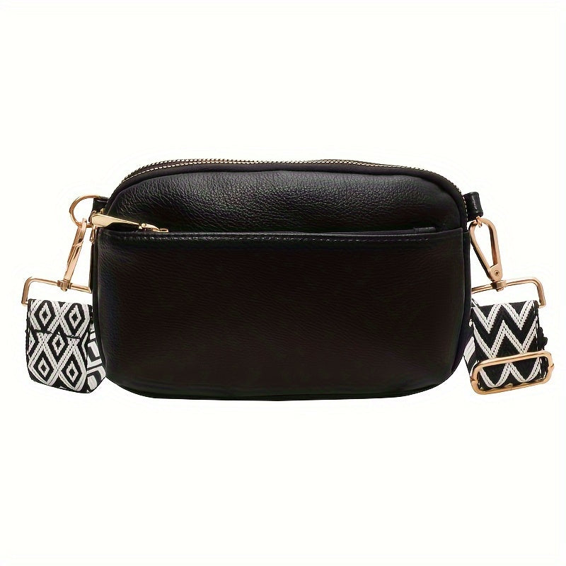 40% RABATT | Stilvoll & Praktisch – Mini Crossbody Tasche mit Breitem Gurt!