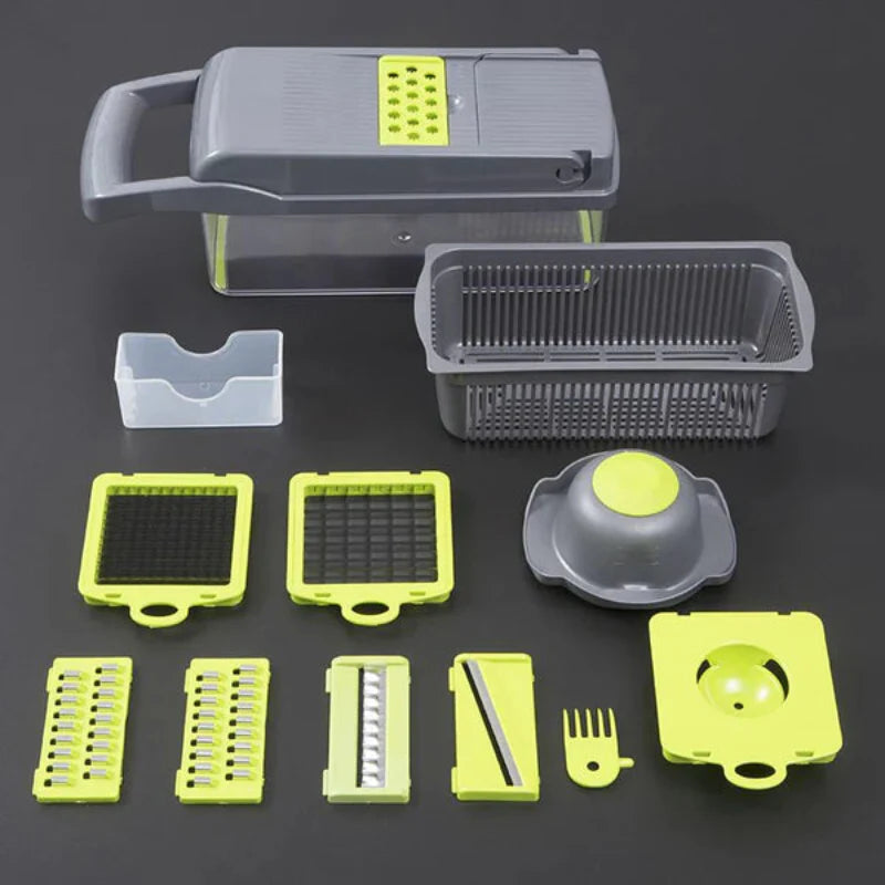 SliceMaster™ – Multifunktionaler Gemüseschneider für schnelle & sichere Zubereitung