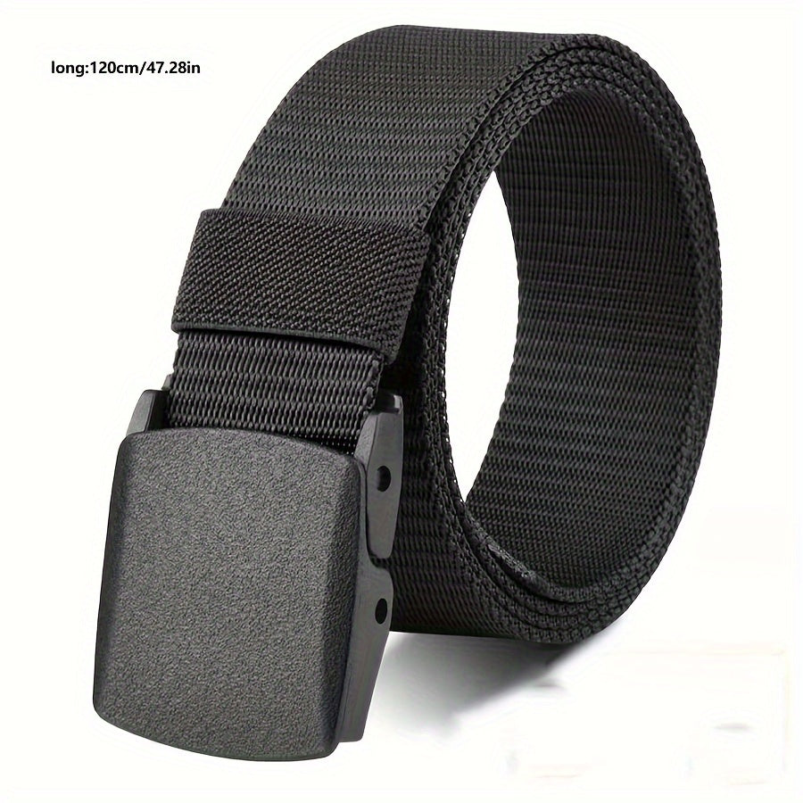 Flexibler Taktischer Canvas-Gürtel – Unisex, Leicht & Strapazierfähig für Jeden Anlass!