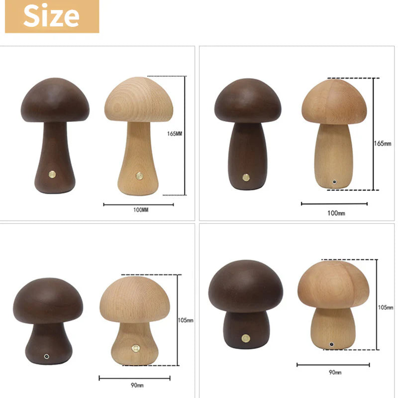 Stilvolle Holztischlampe im modernen Naturdesign