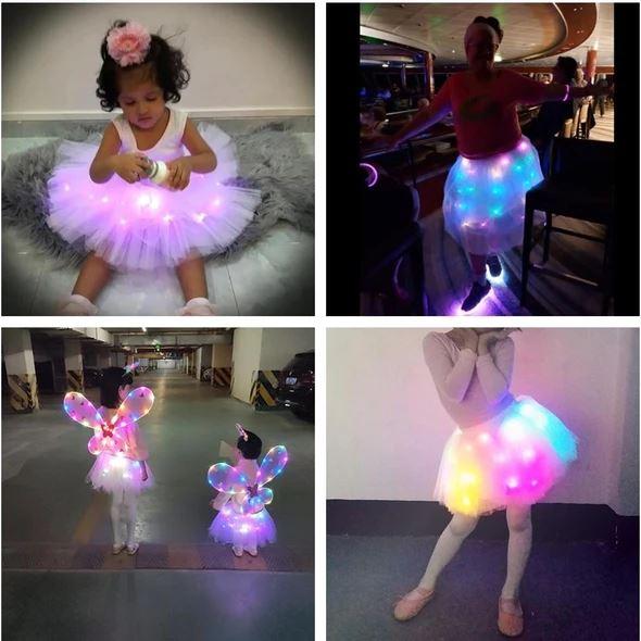 GlowTutu™ – Der leuchtende LED Tutu Rock für unvergessliche Momente