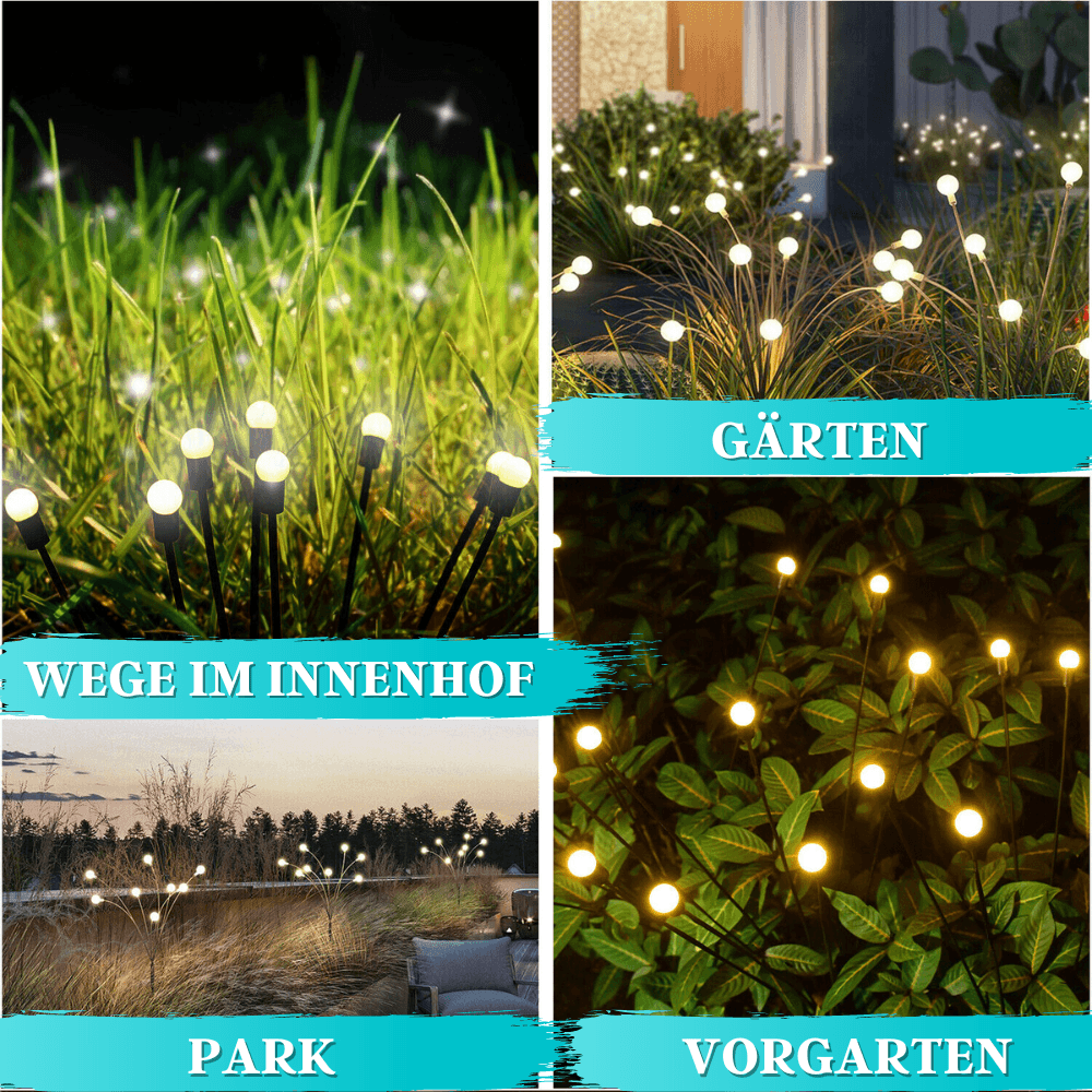 Glühwürmchen Gartenlichter – Verwandeln dunkle Abende in magische Erlebnisse!