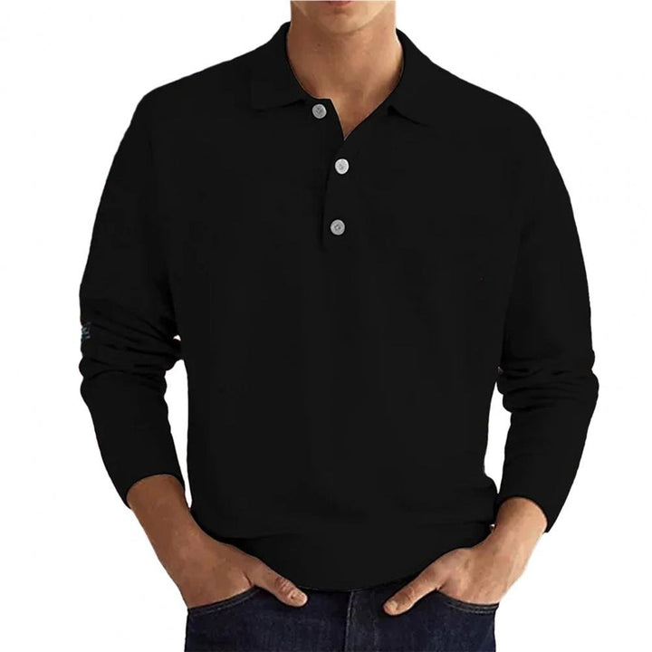 Herren Langarm-Poloshirt  – Stilvoll & Vielseitig