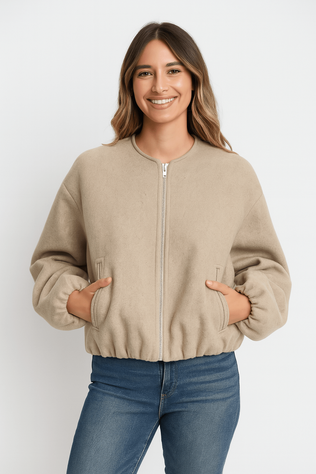 Kurzjacke Damen – Modern, Weich & Stylisch