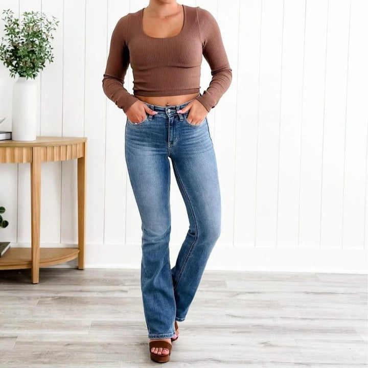Maren Bauch-Kontroll-Jeans
