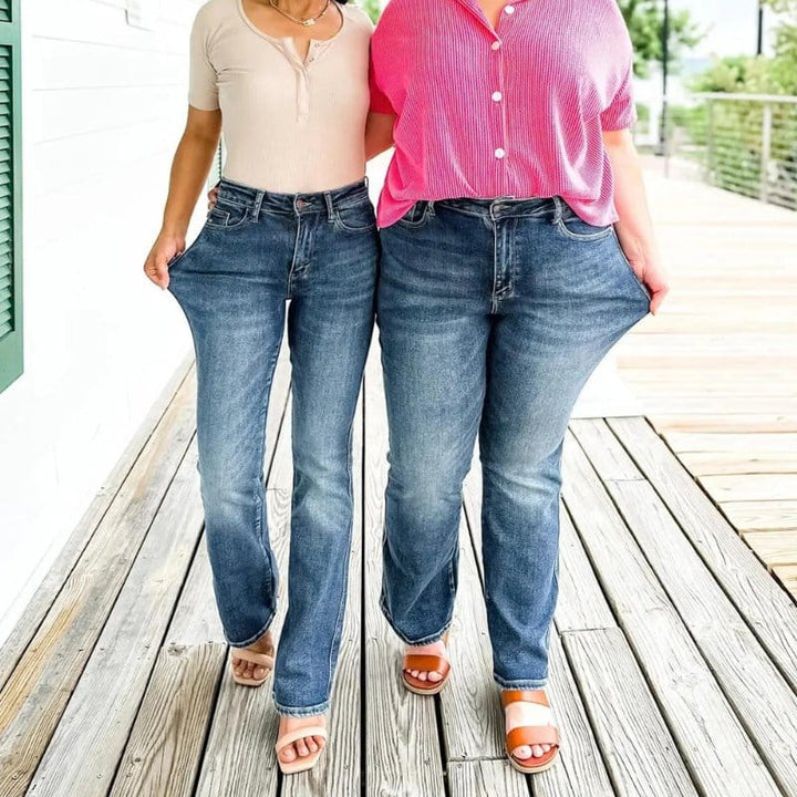 Maren Bauch-Kontroll-Jeans