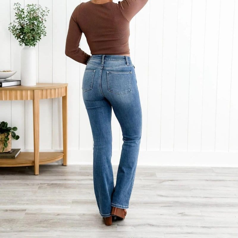 Maren Bauch-Kontroll-Jeans
