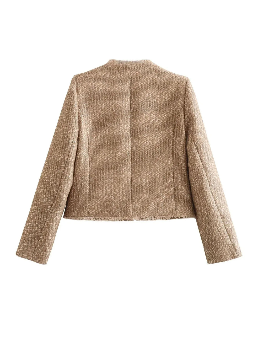 Bouclé Blazer Damen Beige – Elegant, Zeitlos & Feminin