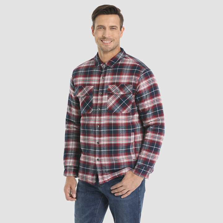 Herren Flanell Overshirt – Schwarz-Weiß | Zeitlos, warm & stylisch