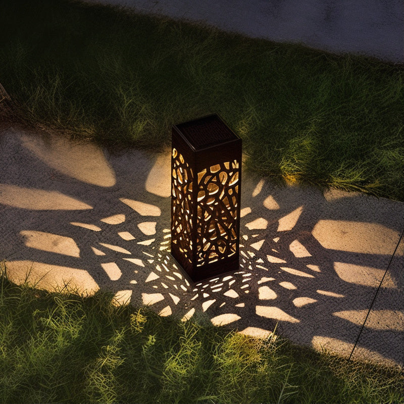 SolAura™ – Solar LED-Gartenlampe mit Dämmerungssensor & warmer Lichtstimmung