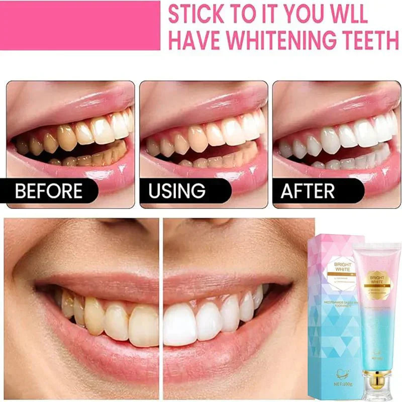 Niacinamid-Zahnpasta „Daily Bright“ – sanftes Whitening & frischer Atem