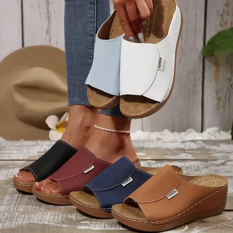 Bequeme Damenslipper mit Fußgewölbeunterstützung – Atmungsaktive Sommer-Schuhe